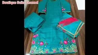 Top 25 Machine Embroidery design punjabi suit 2026 new Resham khadai shut 🥰🥰 allhakebandeo4t fasion 
