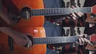 Acoustic Guitar Steel Improvisation - Practicing Modal Improvisation (Key of A)