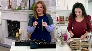 California Home Goods Set of 12 Stainless Steel Straws w/ Brush on QVC