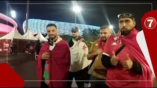الجماهير المغربية والجزائرية تعبر عن سعادتها بعد فوز منتخب تونس على منتخب تنزانيا 