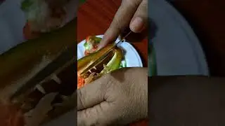 cutting bell pepper #shortvideo#satisfying #vegetable #cuttingbellpepper