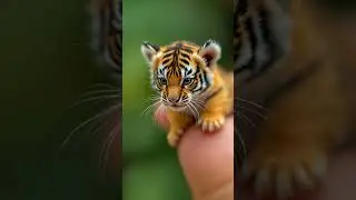 Tiny Cat Sleeping on My Finger 🐱 #miniaturecat  #CuteAnimals #ASMRAnimals