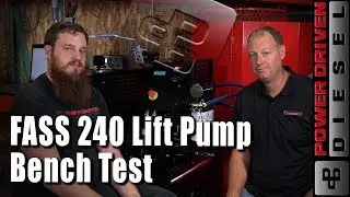 FASS 240 Lift Pump Bench Test | Power Driven Diesel