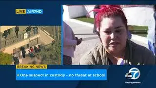Frantic parents shaken by shooting at middle school in LA's Westlake district | ABC7