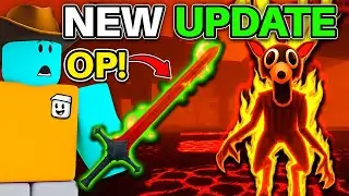I Speedran the NEW 99 Nights in the Forest UPDATE (VOLCANO BIOME + OP WEAPONS)