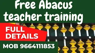 abacus teacher training ! how to learn abacus by mission abacus, mission abacus
