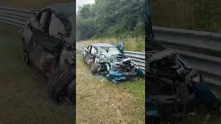 Porsche 911 GT3 RS3 crash accident | porsche 911 gt rs sound #crashtest #porsche911
