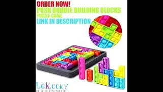 Push Bubble Building Blocks Puzzle Game