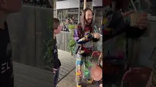 ELFIGO  meets the #legend @SteveAoki in #tomorrowland Artist Zone