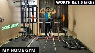 MY HOME GYM | ( WORTH Rs 1.5 lakhs )