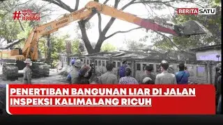 Penertiban Bangunan Liar di Jalan Inspeksi Kalimalang Ricuh #Beritasatu