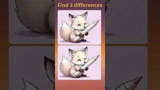 Find 3 Differences &ndash; Spot the Difference Challenge  #Shorts Most People Miss One 😮