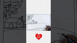 how to draw nature for begainer #howtodraw #howtodrawnature