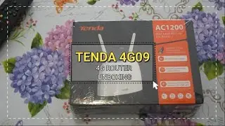 Unboxing dual band LTE  Modem 4G Router Tenda 4G09 AC1200 TIM ILAD VODAFONE compatibile