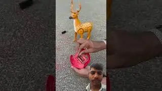 Naya remote control deer 🦌 #unboxing​#shorts​ #animals​ #toys​ #deer​ #unboxing​ #testing​
