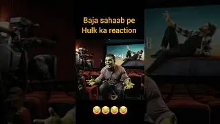 Raja saab movie  pe hulk ka funny reaction #comedy #hulk #avengers #rajasaab #prabhasfans #shorts