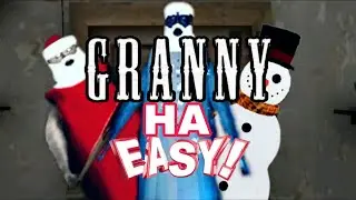 Granny: ПРОХОЖДЕНИЕ ЧЕРЕЗ ДВЕРЬ - Новогодняя Бабка Заморозилась🎄❄