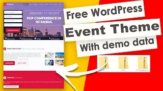 event management WordPress theme free download, themes for online events, multiple events theme 2021