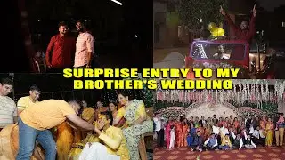 Surprise entry to my Brother's Wedding | London | India| Hubli | Indian  Weddings