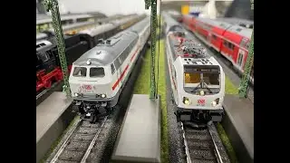 DB IC,IC2 Modellbahn HO #train #IC2 #modeltrains #railway #BR147 #m&auml;rklin #brawa #InterCity #roco