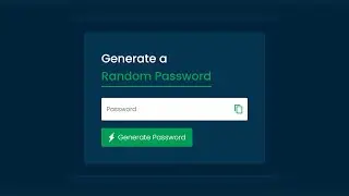Random Password Generator Using JavaScript | 30 JavaScript Projects in 30 Days | Day # 10