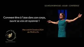 Laurence Arpi en conf&eacute;rence au  Papillon Bleu 🦋 - Le 16 Octobre 2024 - Les M&eacute;tamorphoses ✨