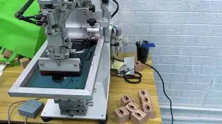 wood block screen printing machine desktop mini cheap machine