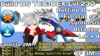 Toram online update build BS TEC DEX Lvl cap 230 5in1