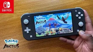 Pok&eacute;mon Legends: Arceus Nintendo Switch Lite Gameplay