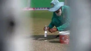 Appreciating the hard work and dedication of the Gaddafi Stadium groundstaff 👏