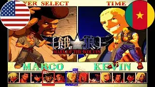 Fatal Fury: *Mark of the Wolves ▰ (Marco) Vs (Kevin) ▰ High Level Matches
