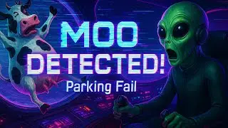 MOO DETECTED! 🛸 Alien Tries to Park&hellip; Hits Cow Instead