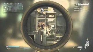 COD Ghosts MR 28 Marksman Rifle GOLD Camo Gameplay Review Xbox One Gameplay