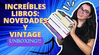 UNBOXING : Libros Novedades y Vintage 📚✨