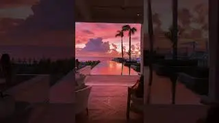 Sunset Serenity: Luxury Infinity Pool Dining Experience 🌅✨