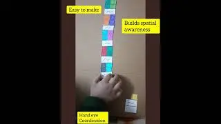DIY coloured dominoes. Visual discrimination activities.