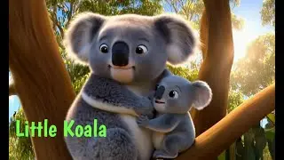 Little Koala 🐨 Cute & Sleepy Moments in the Wild!