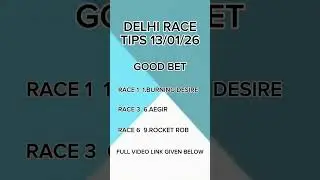 delhi race tips short tips good tips 13/01/26