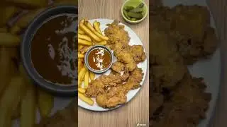 Homemade chicken strips #food #fyp #shorts