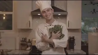 sam kiszka pretending to be a chef for 5 minutes straight