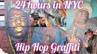 NYC Day Hip Hop Graffiti Jwalking tour Brooklyn New York Biggie Tupac mural Will Power art w/o music