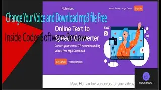 How to Change Voice and Download | Voice Changer and Download | 2020 New Web Site | Watch and Learn
