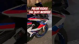 🔥 Finally upgraded my RS200 tail light! | #rs200 #taillights #modified