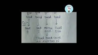 Resistor colour band | old type | #science #malayalam #hobbyelectronics #electronicsengineering