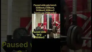Paused wide grip + touch n go bench