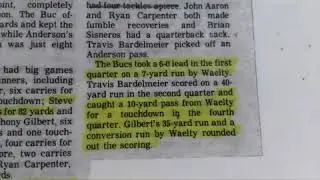 1986 Red bluff daily news paper article's for the Undeafted Pee Wee Champions