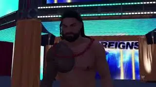 WWE 2K23 Roman Reigns vs Bobby Lashley WWE title match Thebroshow