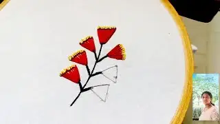 very easy & gorgeous hand embroidery design |handembroidery for beginners
