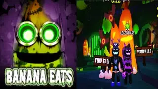 Roblox Banana Eats Part 1705 Halloween Update! 2023🎃