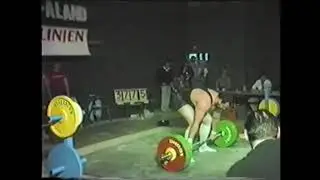 Andy Kerr (Great Britain) 1983 powerlifting DEADLIFT 377.5 KG